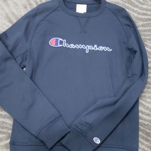 NWOT Champion Sweatshirt Crewneck Navy Men's
